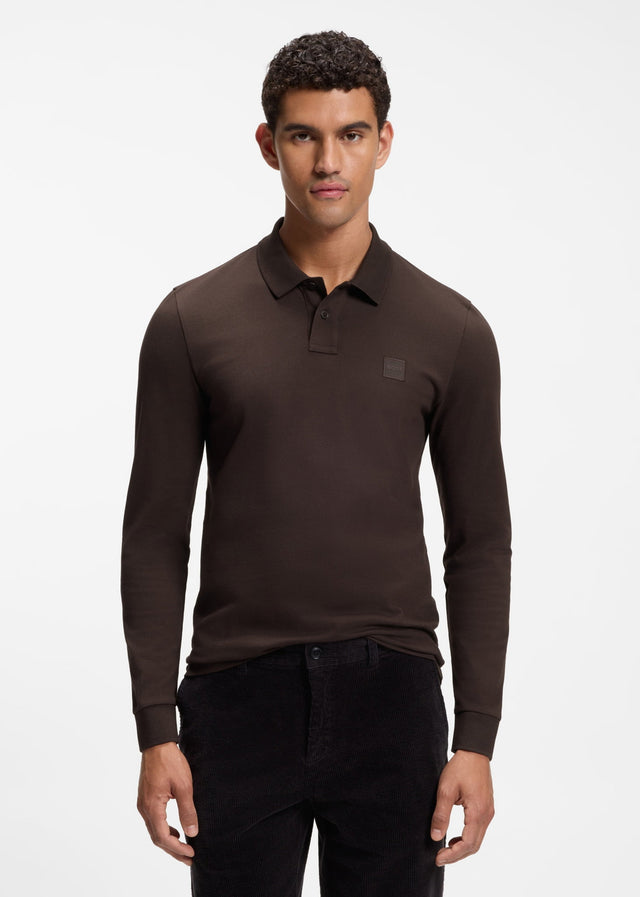Hugo Boss Poloshirts Passerby - dark brown