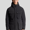 Lyle & Scott Jassen Tactical wadded parka - black ice