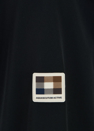 Aquascutum Jassen Shell sp hooded jacket - black