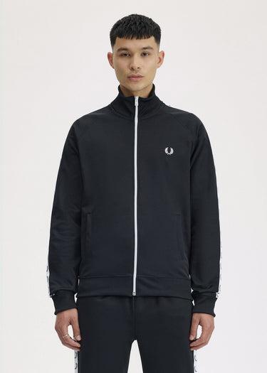 Fred Perry Vesten Taped track jacket - black