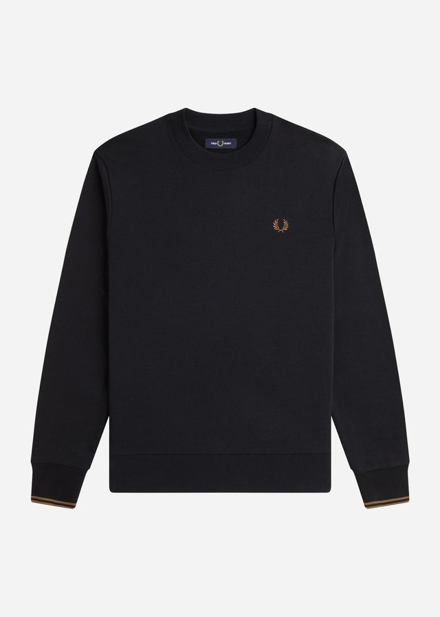 Fred Perry Pullover Crew neck sweatshirt - black shaded stone