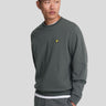 Lyle & Scott Truien Interlock crew neck sweatshirt - gunmetal