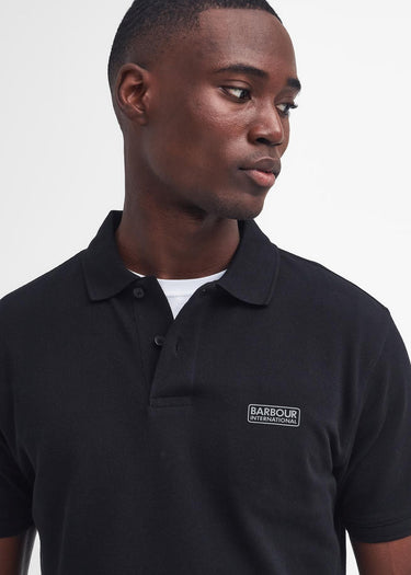 Barbour International Polo's Essential polo shirt - black pewter