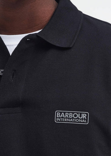 Barbour International Polo's Essential polo shirt - black pewter