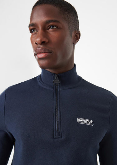 Barbour International Truien Essential half zip sweat - international navy