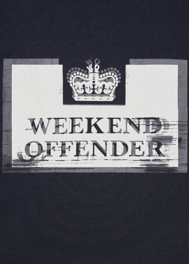 Weekend Offender T-shirts Bonpensiero - navy