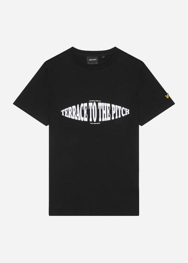 Lyle & Scott T-shirts Terrace graphic - jet black