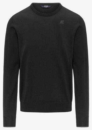 K-Way Truien Sebastien merino - black pure