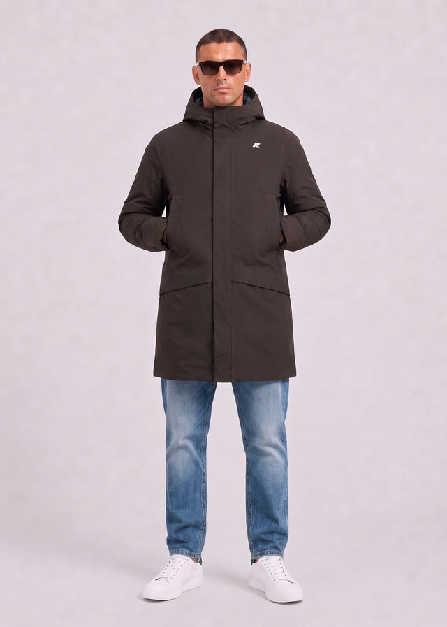K-Way Jacken Jarno twill marmotta - black olive blue airforce