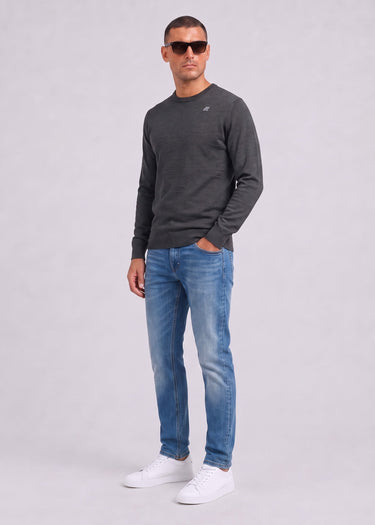 K-Way Pullover Sebastien merino - grey md mel
