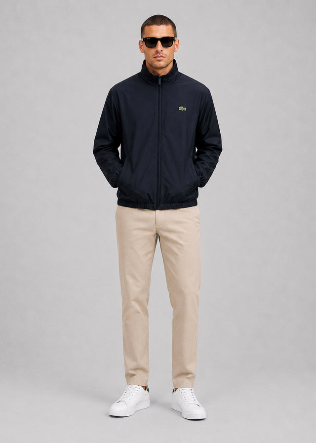 Lacoste Jacken Water repellent track jacket - blackbird