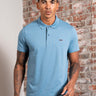 Lacoste Polo's Short sleeved ribbec collar polo shirt - limestone