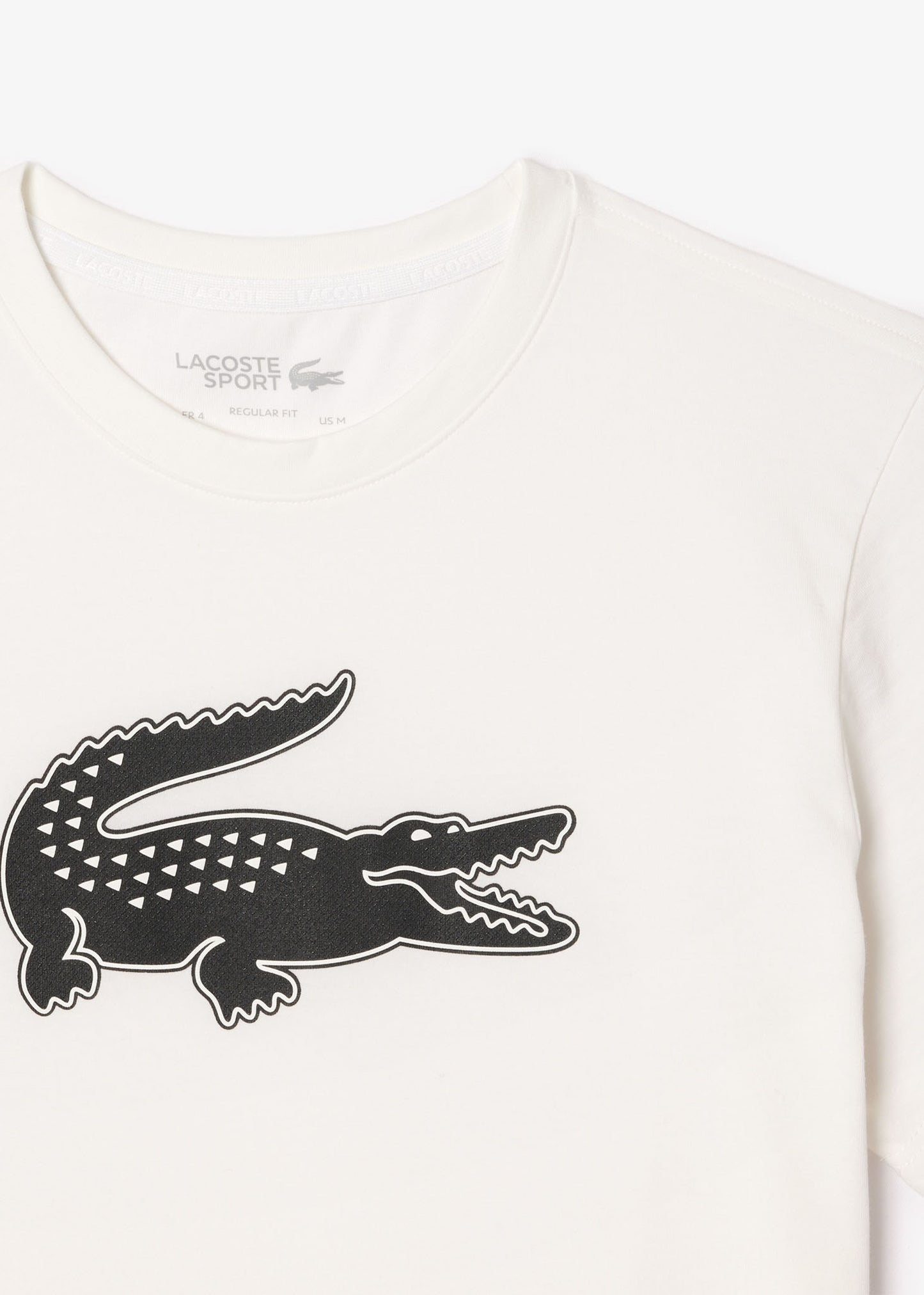 Lacoste T-shirts Lacoste logo t-shirt - white black