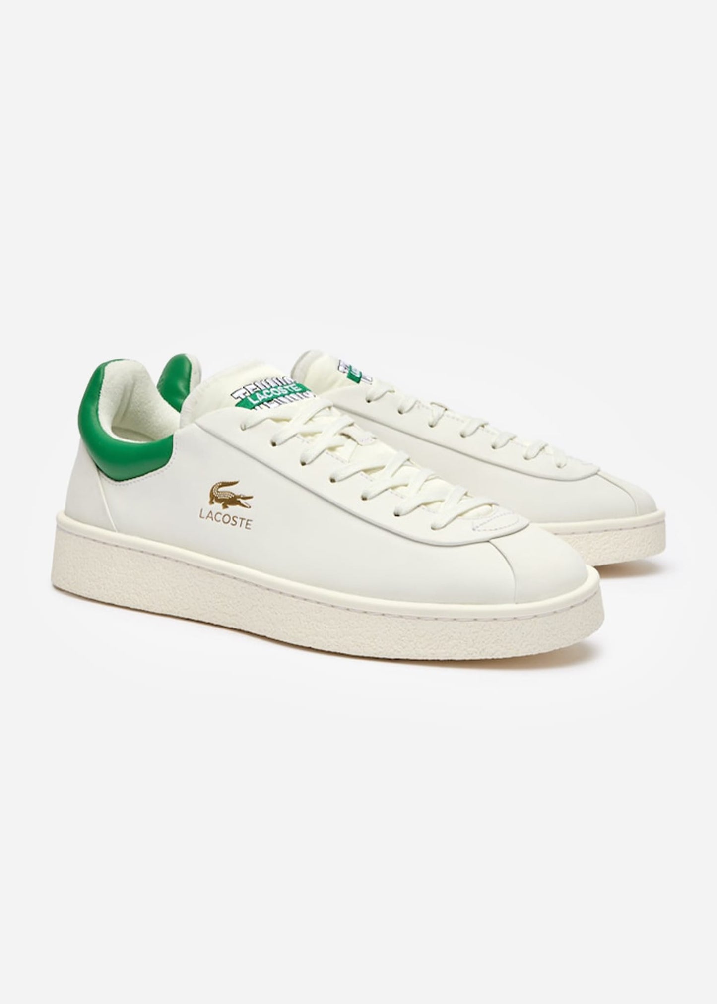 Lacoste Schoenen Baseshot - white green