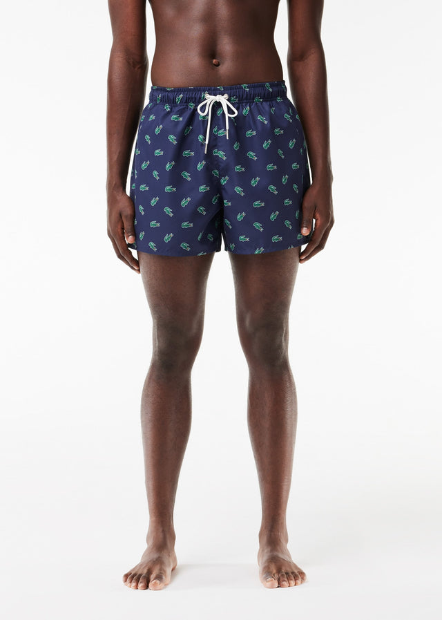 Lacoste Badeshorts Swimming trunks all over print - navy blue multico