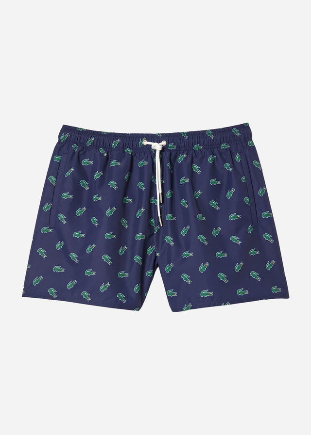 Lacoste Badeshorts Swimming trunks all over print - navy blue multico