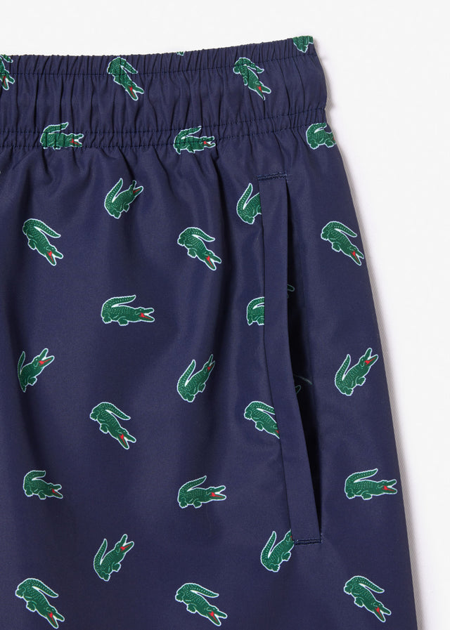 Lacoste Badeshorts Swimming trunks all over print - navy blue multico
