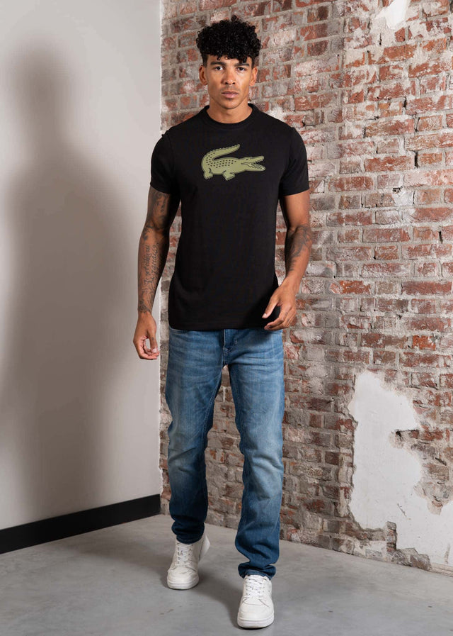 Lacoste T-Shirts Lacoste logo t-shirt - black