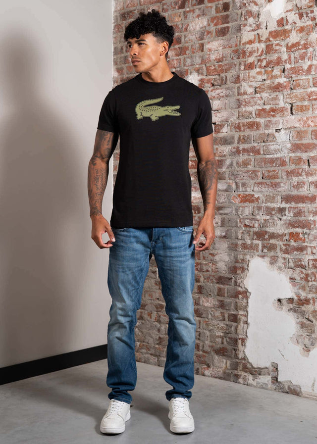 Lacoste T-Shirts Lacoste logo t-shirt - black