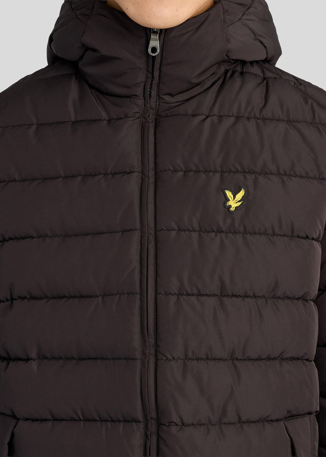 Lyle & Scott Jacken Hooded quilted jacket - jet black
