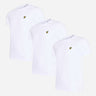 Lyle & Scott T-shirts Plain t-shirt - white 3 pack