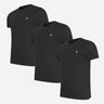 Lyle & Scott T-shirts Plain t-shirt - jet black 3 pack