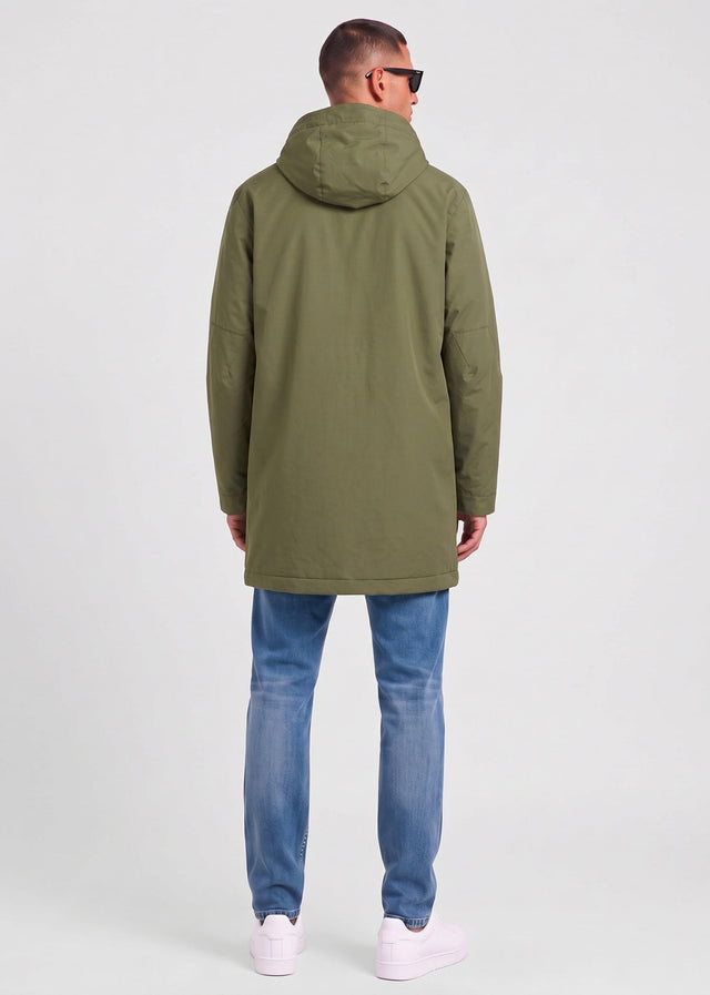 Lyle & Scott Jacken Waxed guard parka - true olive