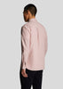 Lyle & Scott Overhemden Cotton linen button down shirt - light pink