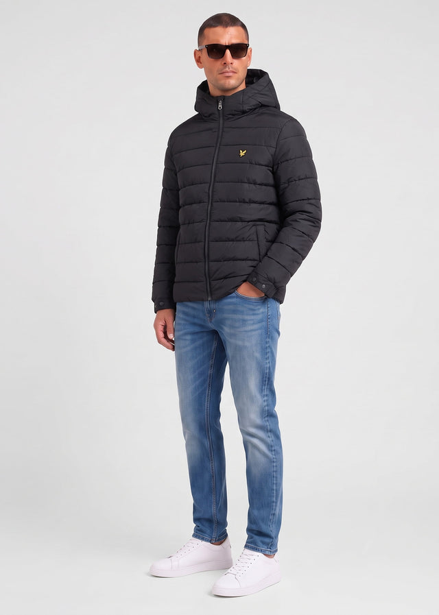 Lyle & Scott Jacken Hooded quilted jacket - jet black