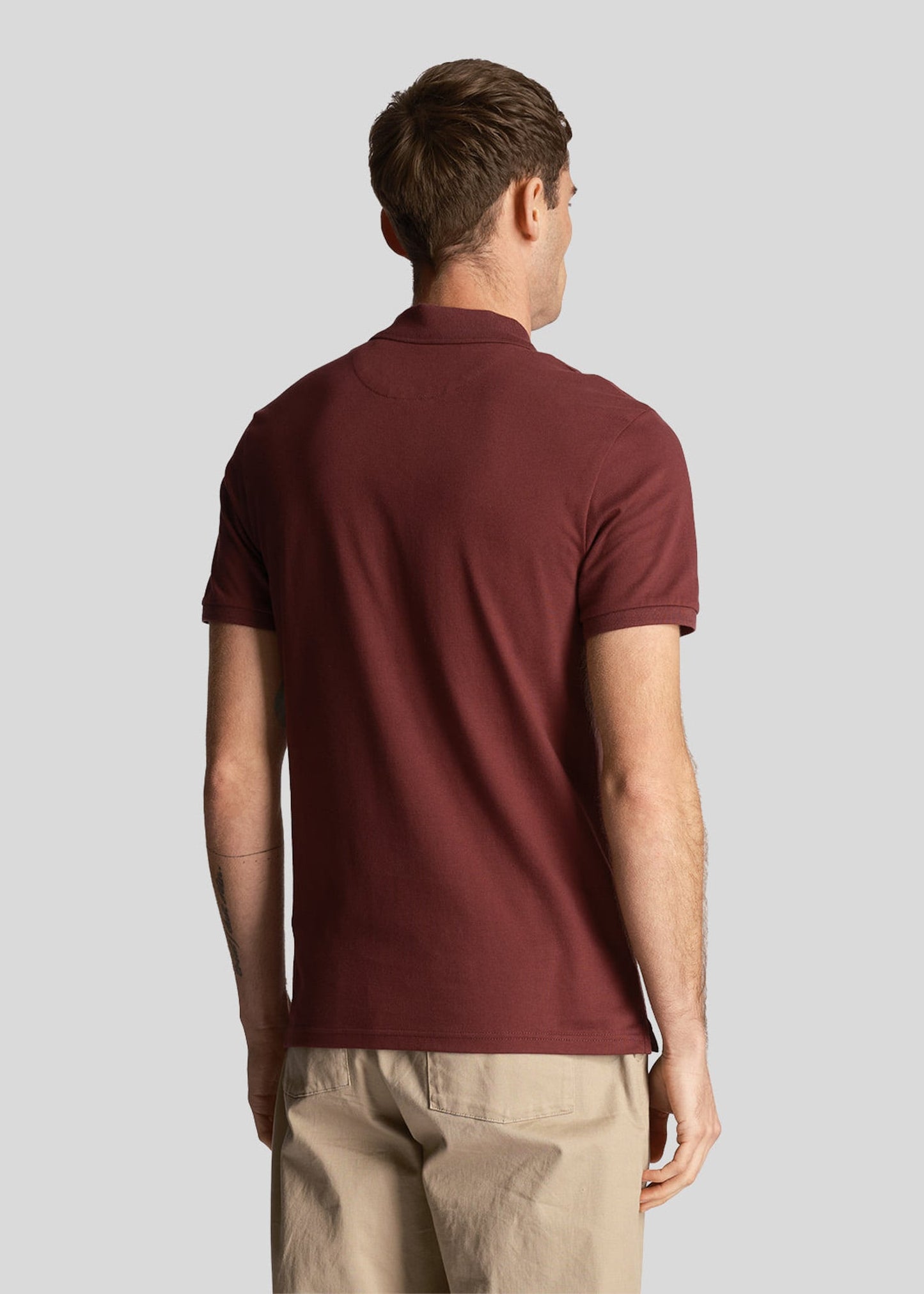 Lyle & Scott Polo's Plain polo shirt - burgundy
