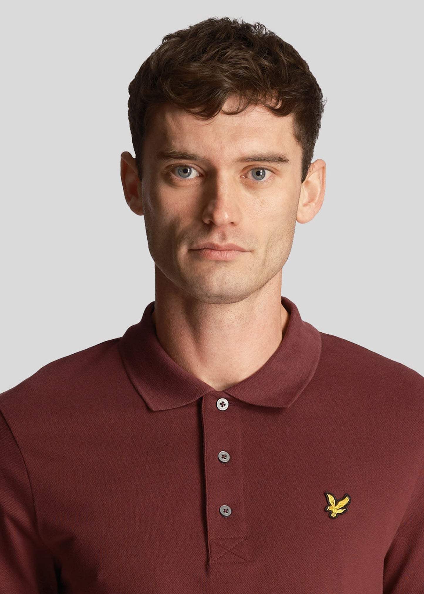 Lyle & Scott Polo's Plain polo shirt - burgundy