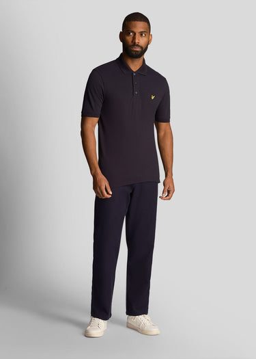 Lyle & Scott Polo's  Plain polo shirt - dark navy