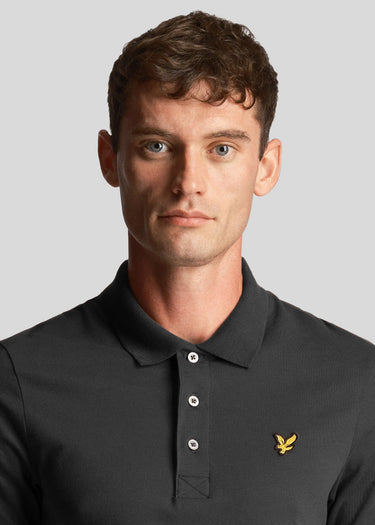 Lyle & Scott Polo's Plain polo shirt - gunmetal