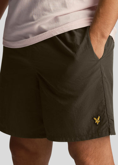 Lyle & Scott Zwembroeken  Plain swim short - olive