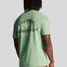 Lyle & Scott T-shirts Racquet club graphic t-shirt - lawn green