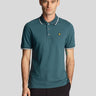 Lyle & Scott Polo's Tipped polo shirt - malachite green white