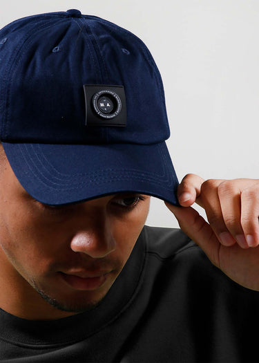 Marshall Artist Petten Siren washed cotton cap - navy