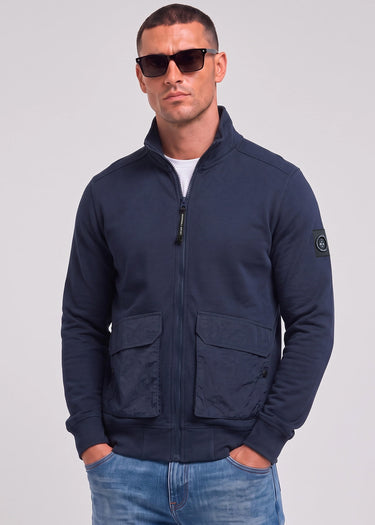 Marshall Artist Vesten Streatham f z sweat - navy