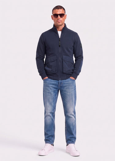 Marshall Artist Vesten Streatham f z sweat - navy