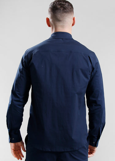 Marshall Artist Overshirts Frenzo ls shirt - navy