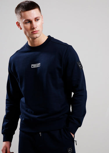 Marshall Artist Truien Siren crew sweat - navy