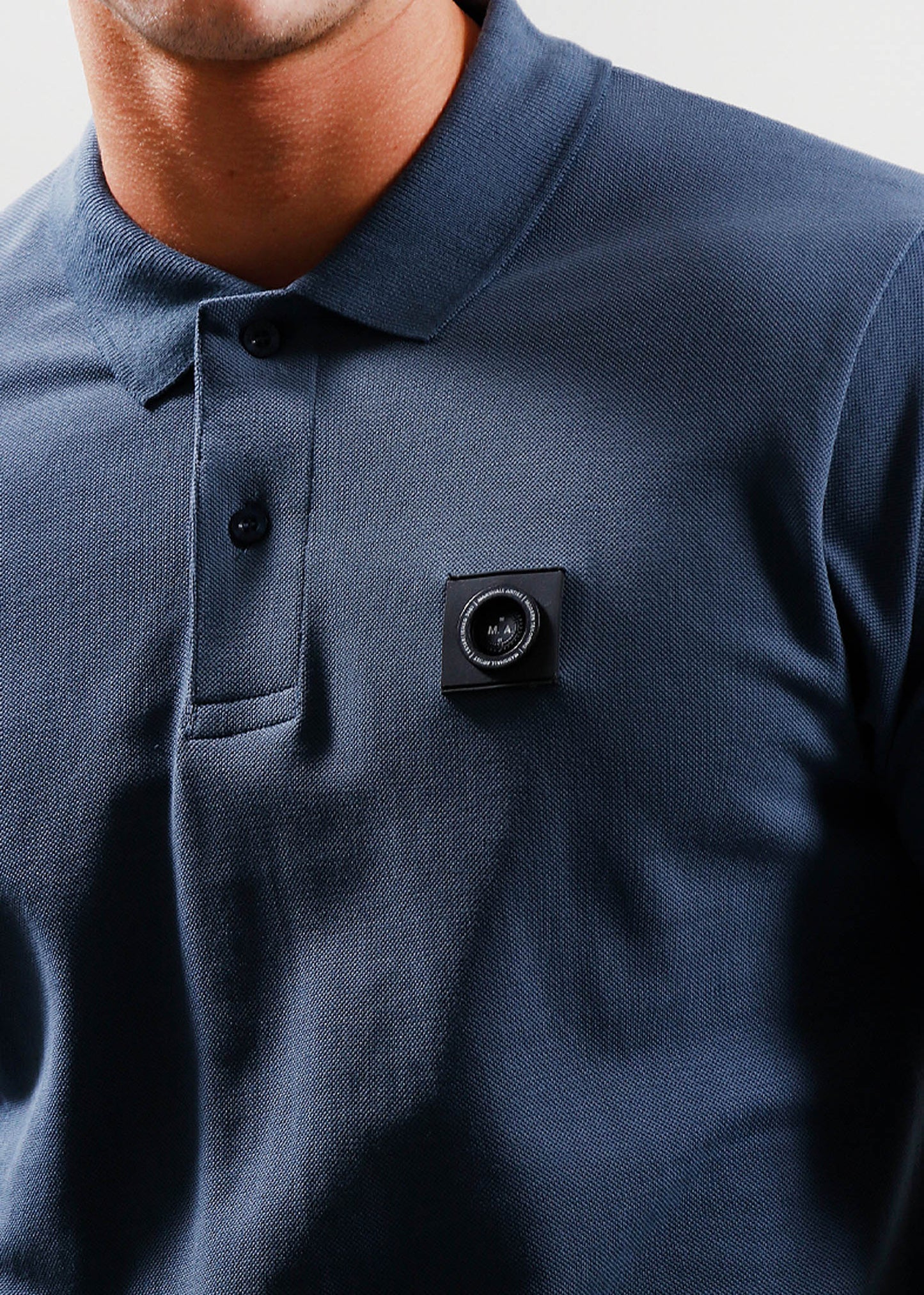 Marshall Artist Polo's Siren s/s polo - slate blue