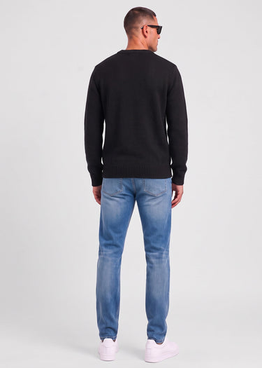 MA.Strum Truien Oka crew sweater - black