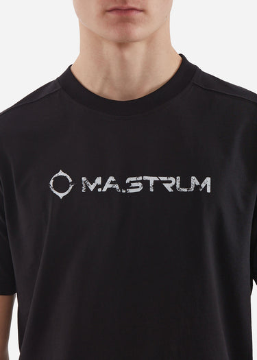 MA.Strum T-shirts Cracked logo tee - black