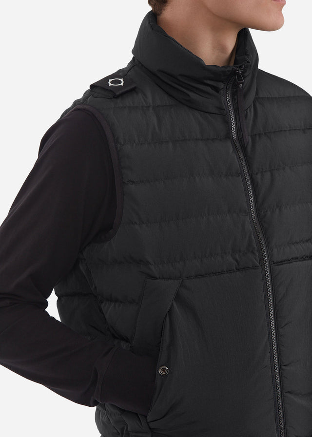 MA.Strum Westen Down gilet - black