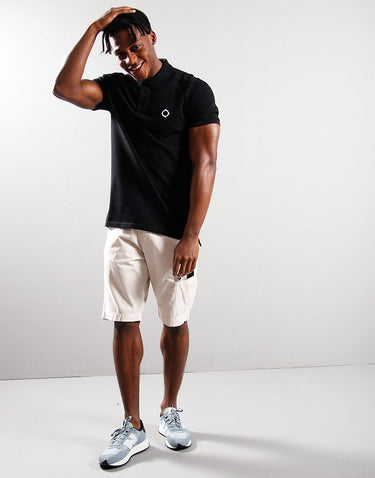 MA.Strum Polo's  SS pique polo - jet black