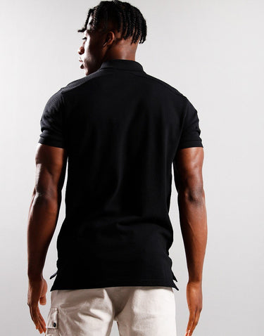 MA.Strum Polo's  SS pique polo - jet black