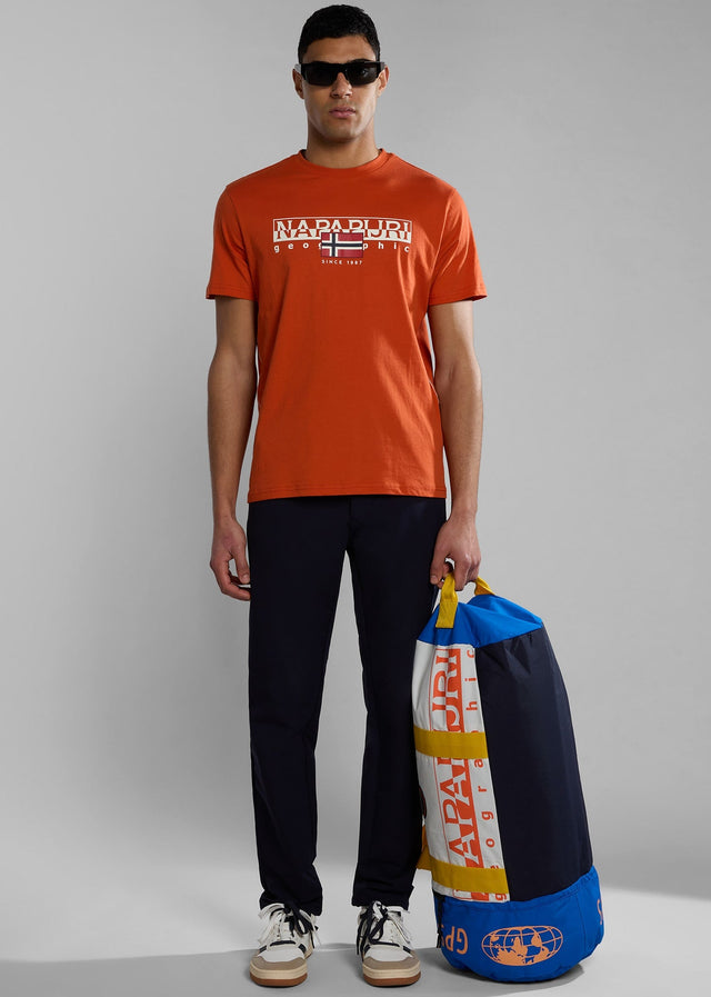 Napapijri T-Shirts Aylmer t-shirt - orange burnt