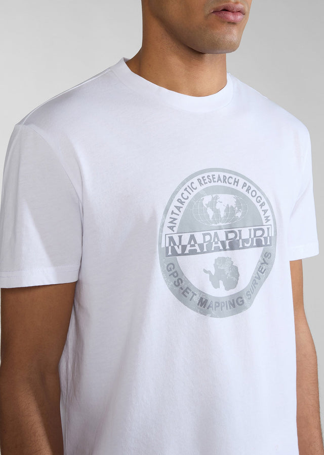 Napapijri T-Shirts Bollo t-shirt - bright white