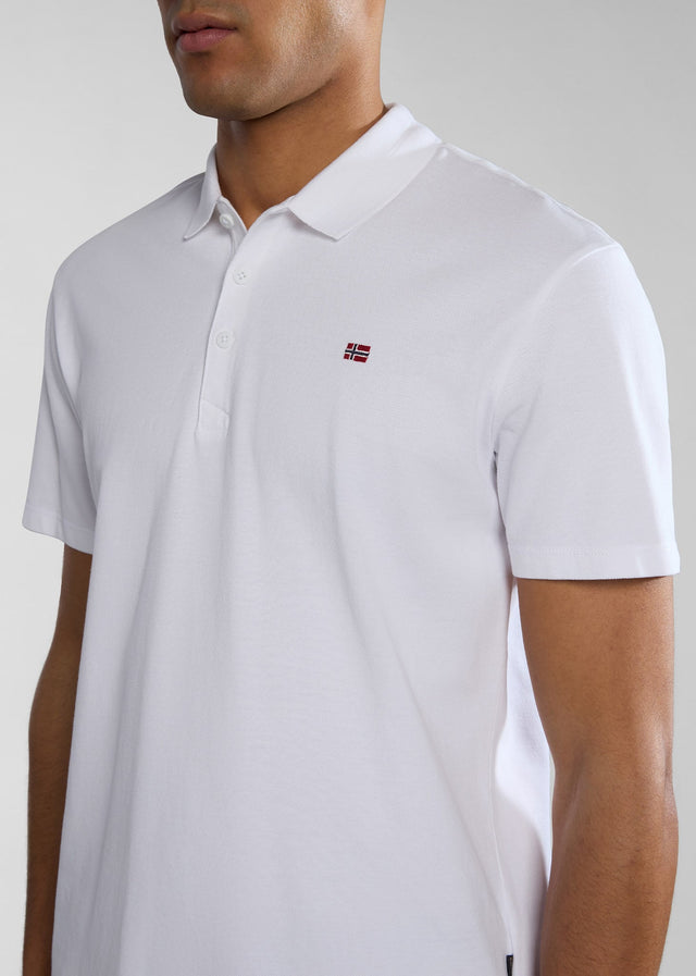Napapijri Poloshirts Ealis ss sum - bright white